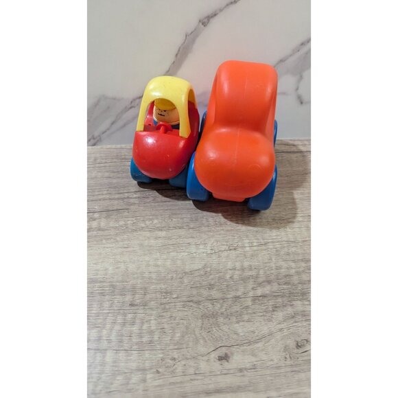 Vintage Little Tikes Chunky Toy Cars With Driver Figure clunky - Picture 8 of 9